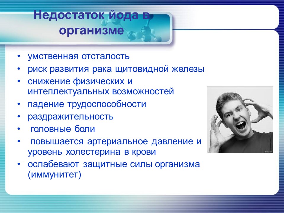 Йод в организме